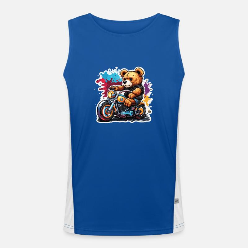 Teddybär / Kuscheltier / Stofftier / Geschenkidee Funktionelles Kontrast-Tank Top für Männer 