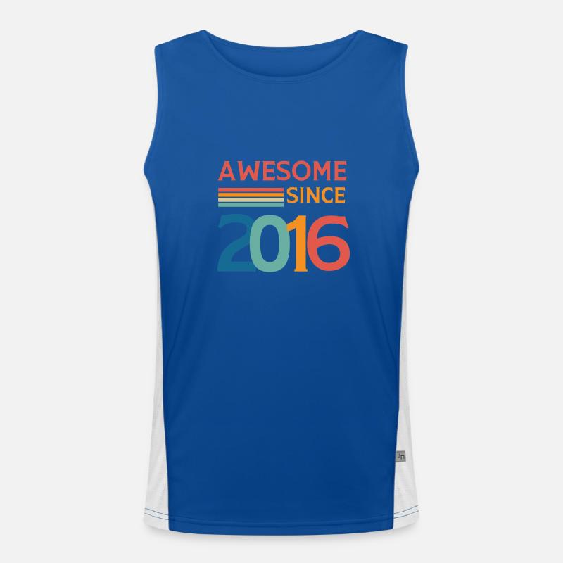 Awesome since 2016 Men's Functional Contrast Tank Top 