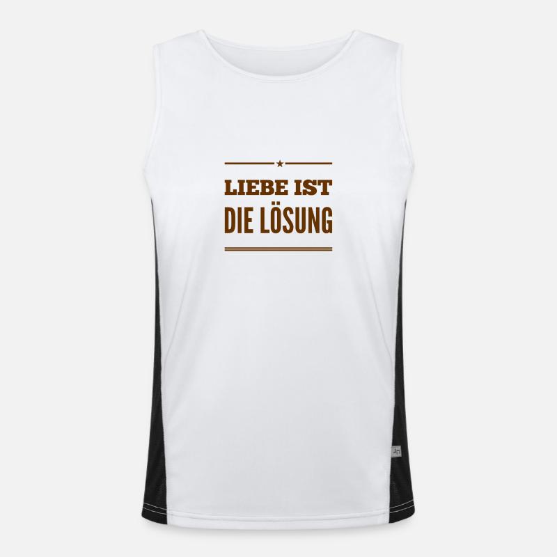 I'm focusing on the solution Men's Functional Contrast Tank Top 