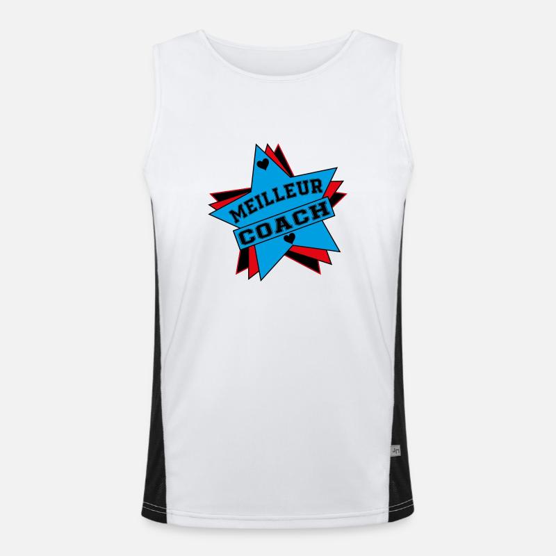 BESTER REISEBUS 16ZSgh Funktionelles Kontrast-Tank Top für Männer 