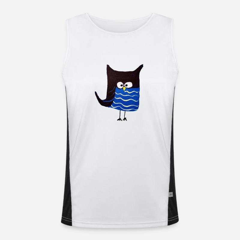 Eulalia Funktionelles Kontrast-Tank Top für Männer 