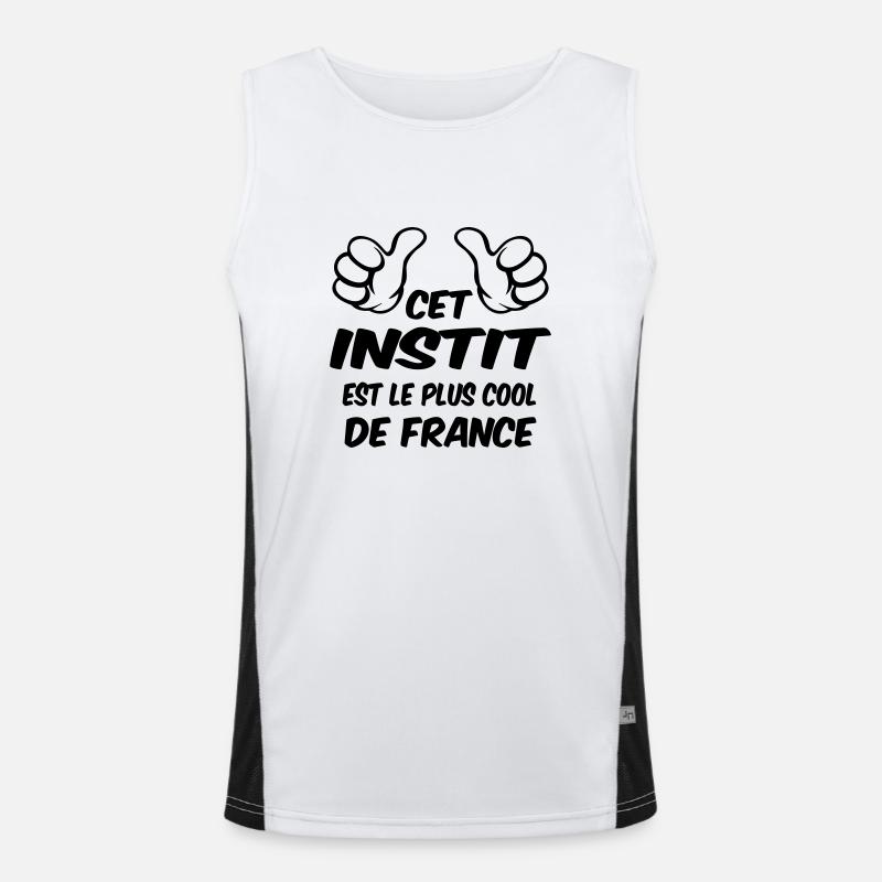 MEILLEUR INSTIT Débardeur respirant contrasté Homme 