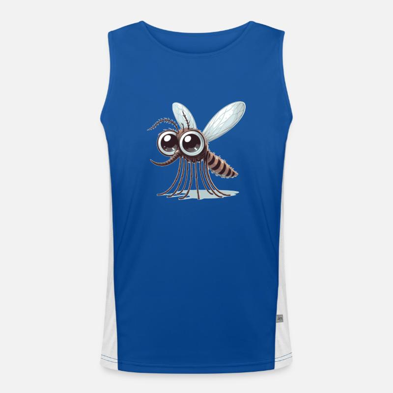 Mücke Funktionelles Kontrast-Tank Top für Männer 