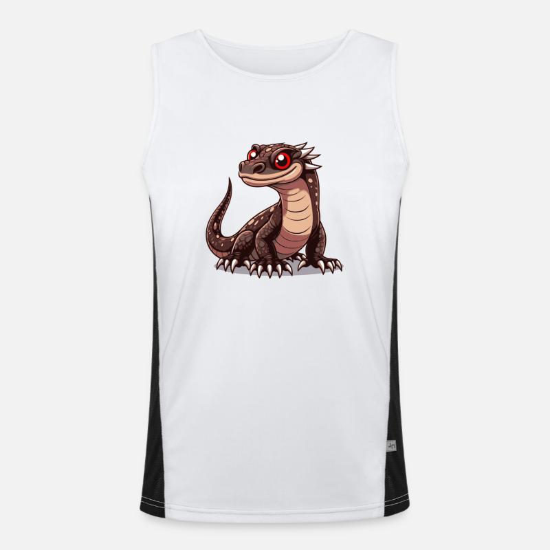 Waran Funktionelles Kontrast-Tank Top für Männer 