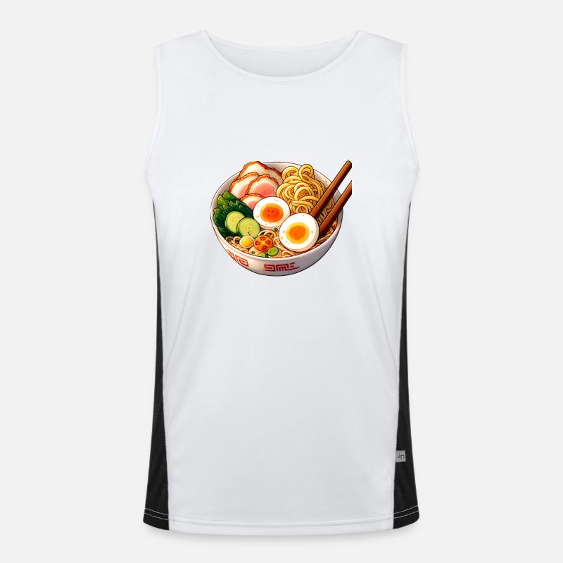 Ramen Bowl - Japanischer Geschmack Funktionelles Kontrast-Tank Top für Männer 