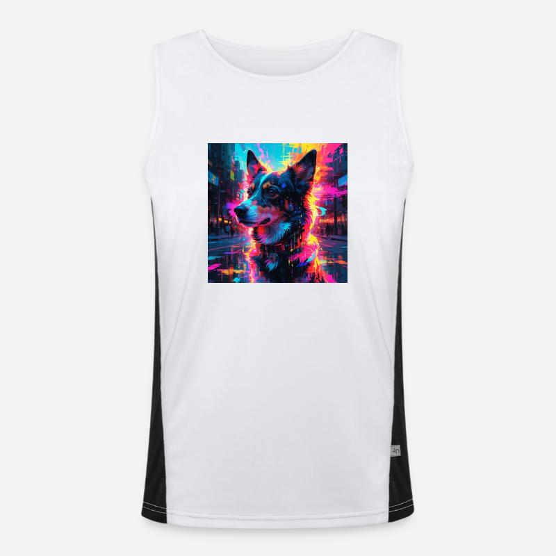Neon Dog Men's Functional Contrast Tank Top 