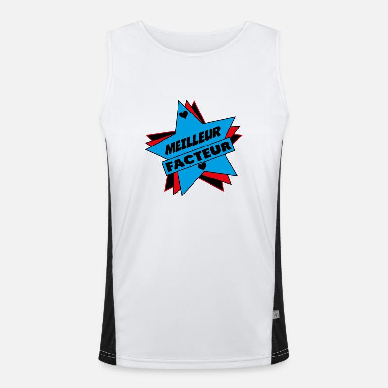 BEST FACTOR Men's Functional Contrast Tank Top 