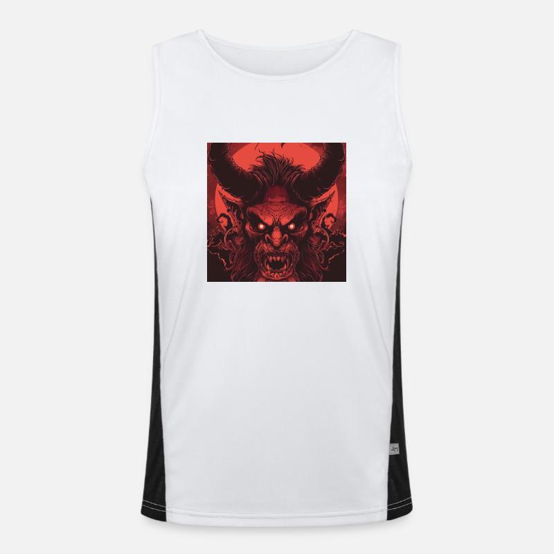 Colère de Krampus Débardeur respirant contrasté Homme 