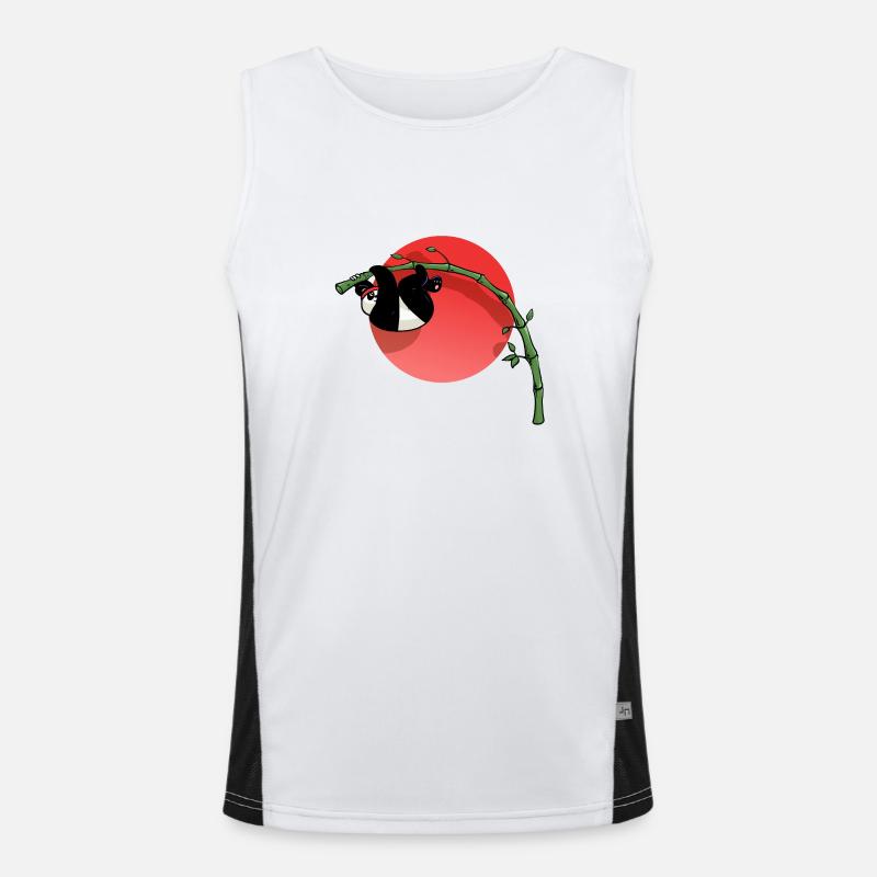 Perched Panda Men's Functional Contrast Tank Top 