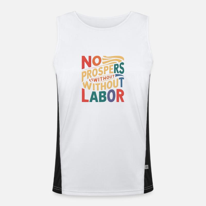 without you nothing will function Men's Functional Contrast Tank Top 