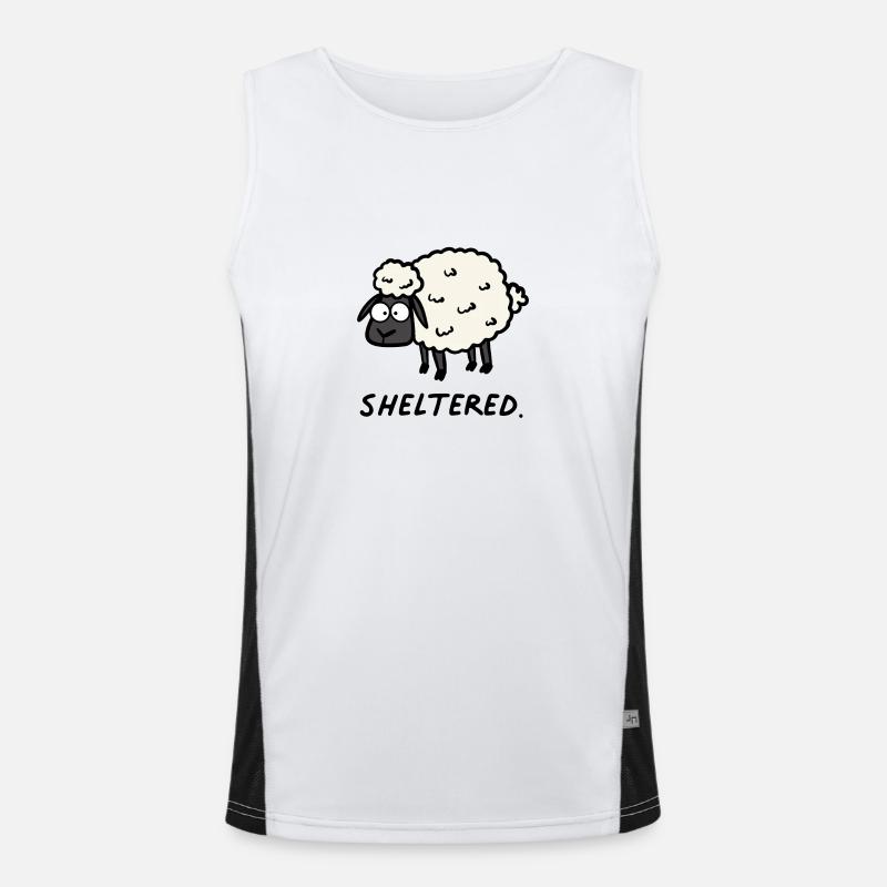Sheltered sheep Men's Functional Contrast Tank Top 