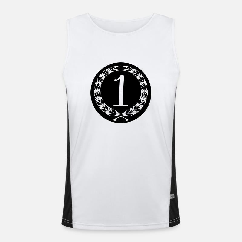 1 kranz Funktionelles Kontrast-Tank Top für Männer 