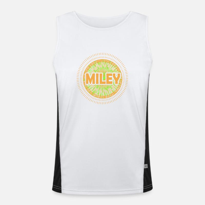 Miley Funktionelles Kontrast-Tank Top für Männer 
