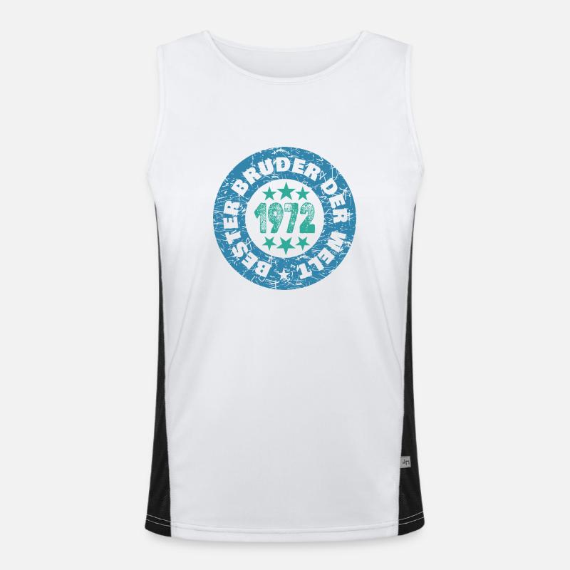 Bruder 1972 Funktionelles Kontrast-Tank Top für Männer 