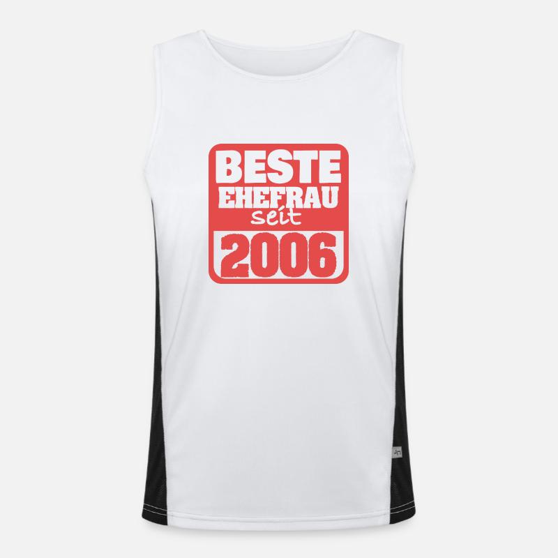 Ehe 2006 Funktionelles Kontrast-Tank Top für Männer 