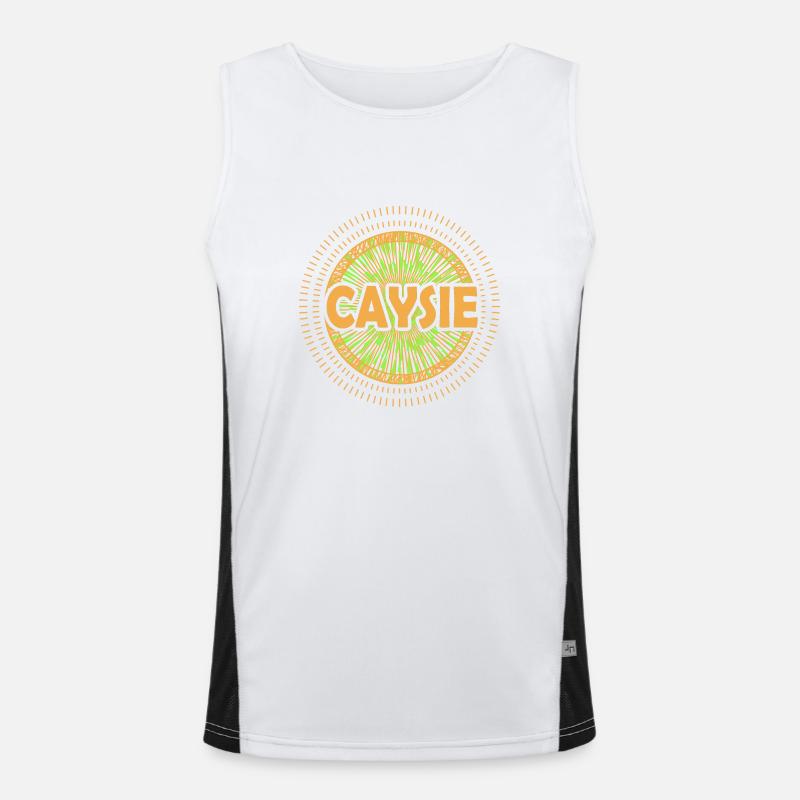 Geschenkidee Caysie Funktionelles Kontrast-Tank Top für Männer 