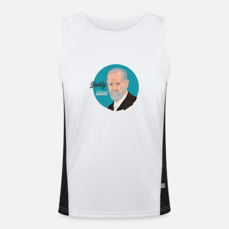 Freud daddy Men's Functional Contrast Tank Top 