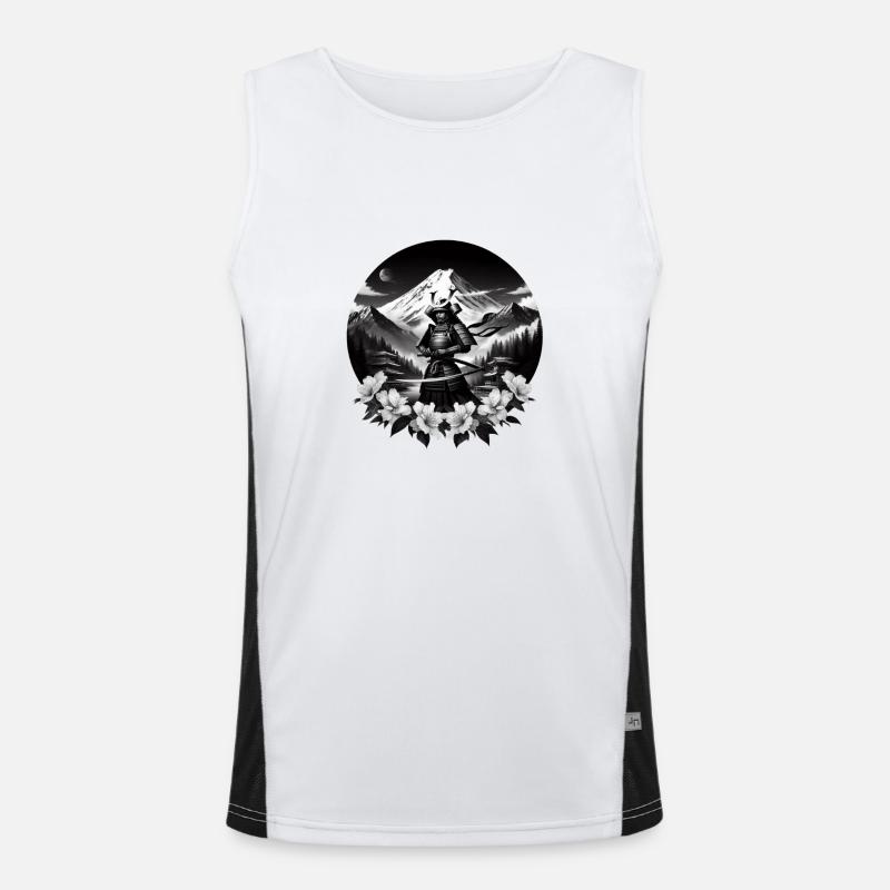 Fuji Samurai Warrior Men's Functional Contrast Tank Top 
