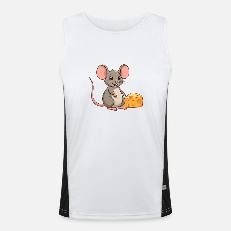Souris Débardeur respirant contrasté Homme 