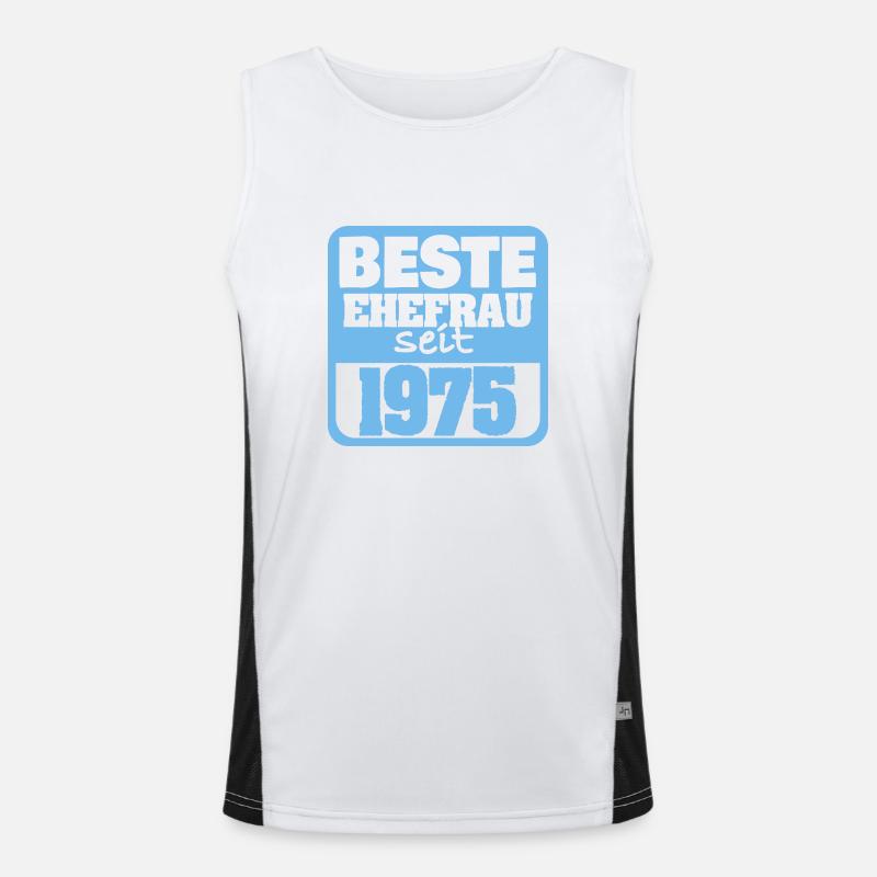 1975 Funktionelles Kontrast-Tank Top für Männer 