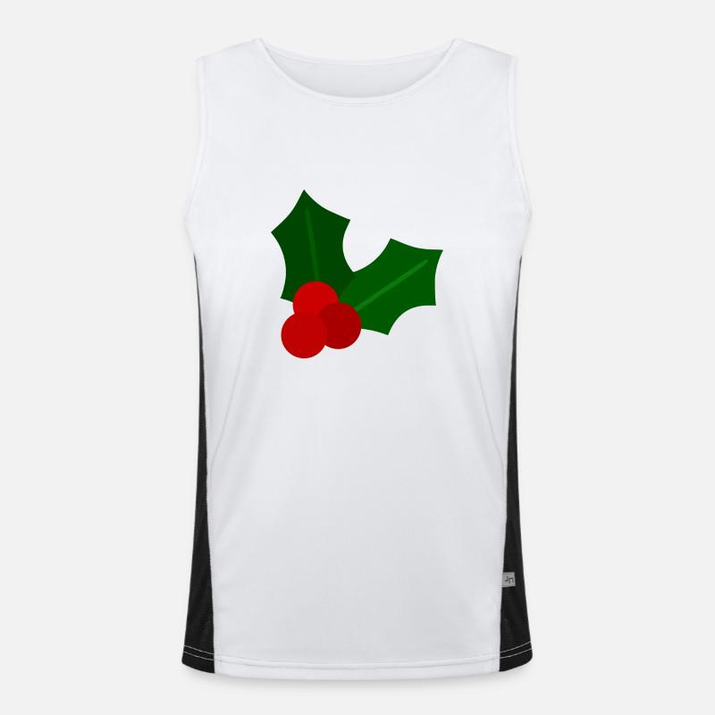 Stechpalme Funktionelles Kontrast-Tank Top für Männer 