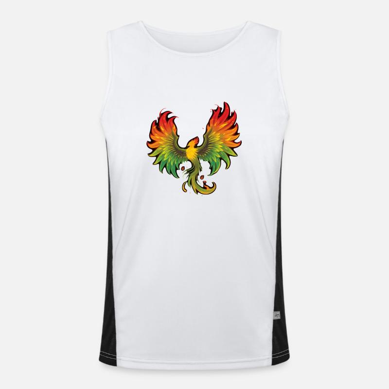 Cool coloré phénix Débardeur respirant contrasté Homme 