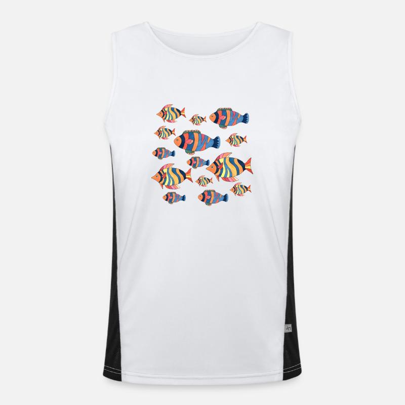 Poisson Débardeur respirant contrasté Homme 