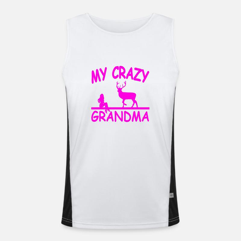 Oma Funktionelles Kontrast-Tank Top für Männer 