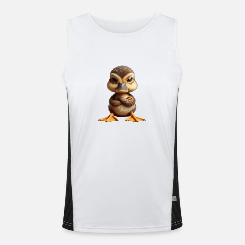 Chick grim 1 Men's Functional Contrast Tank Top 