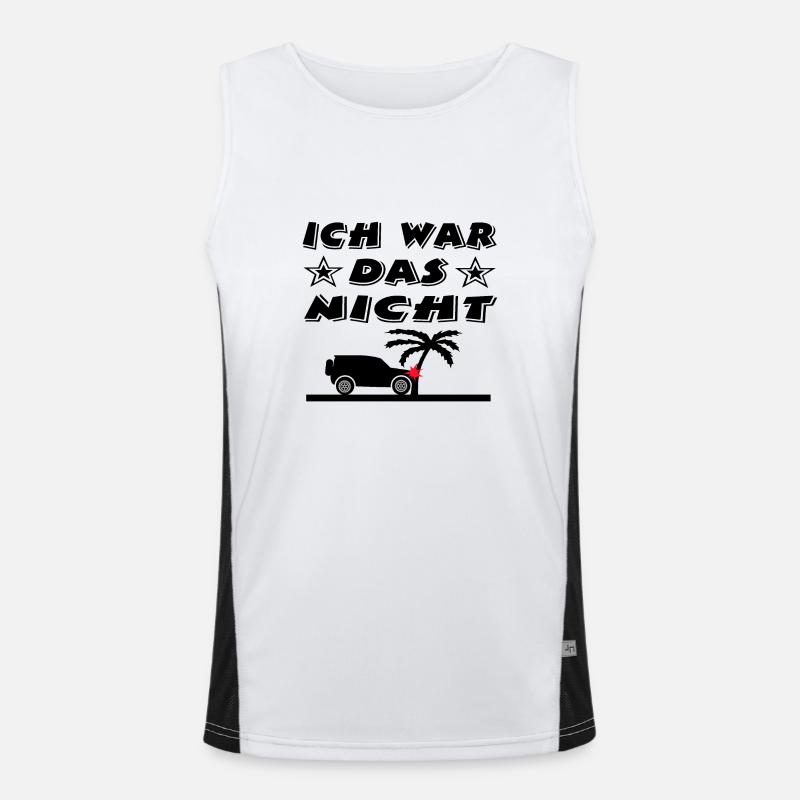 Auto Funktionelles Kontrast-Tank Top für Männer 