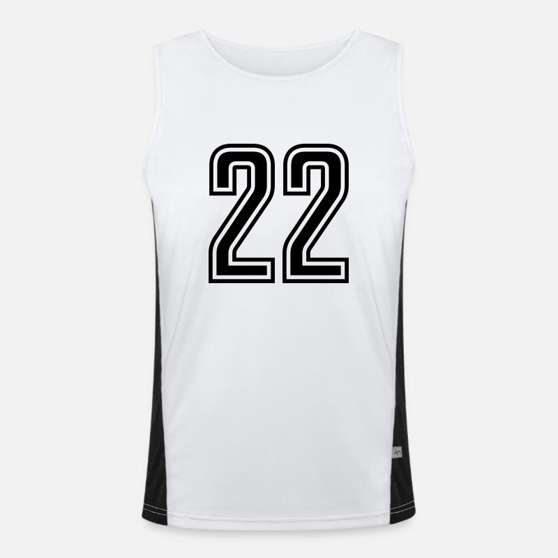 22 Men's Functional Contrast Tank Top 