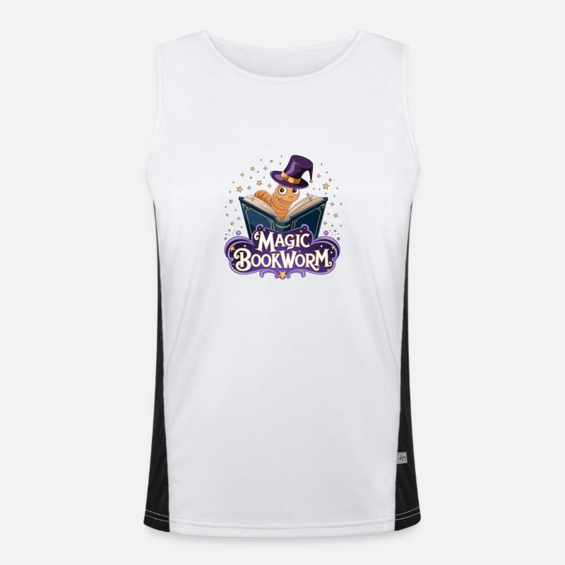 Magic Bookworm Men's Functional Contrast Tank Top 