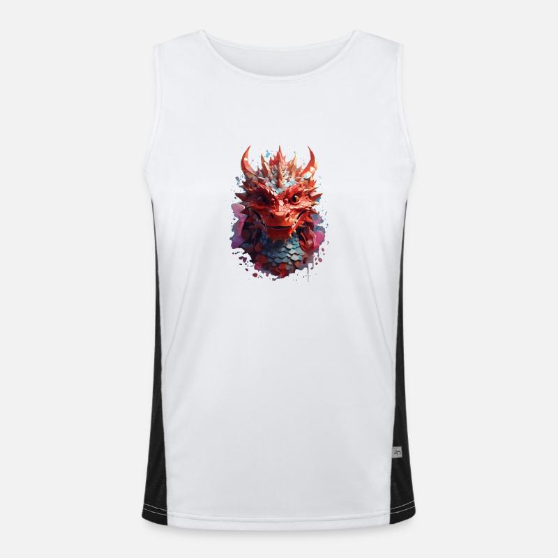 Dragon Débardeur respirant contrasté Homme 