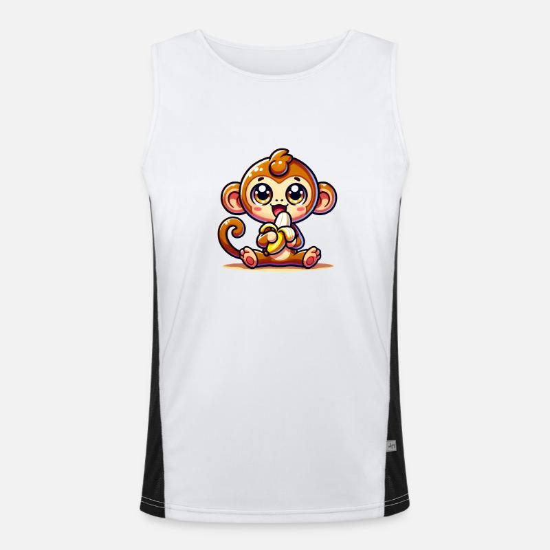 Monkey Comic Men's Functional Contrast Tank Top 