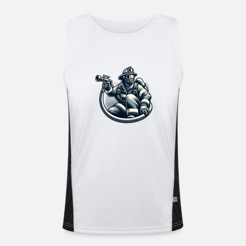 Fire brigade Men's Functional Contrast Tank Top 