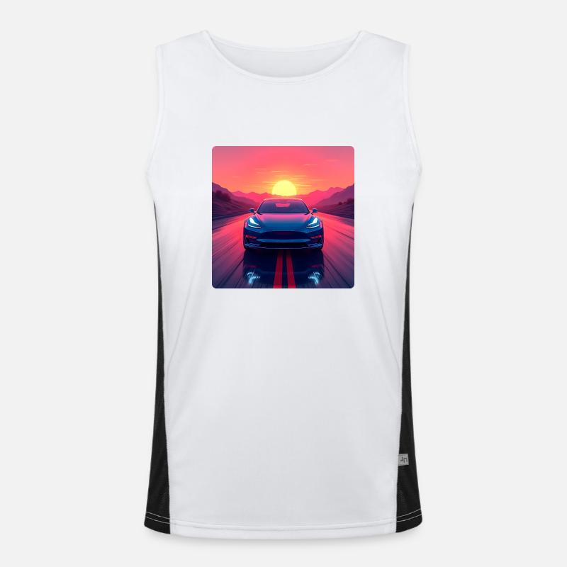 Electric Highway Men's Functional Contrast Tank Top 