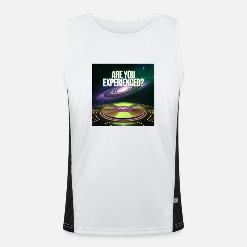 The future vinyl experience Men's Functional Contrast Tank Top 