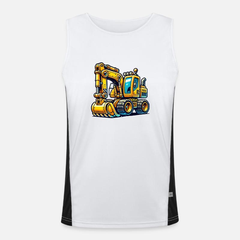 bagger 01 Funktionelles Kontrast-Tank Top für Männer 