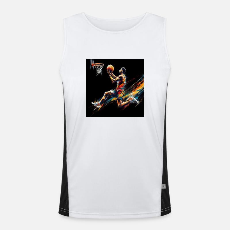 Basketteur Débardeur respirant contrasté Homme 