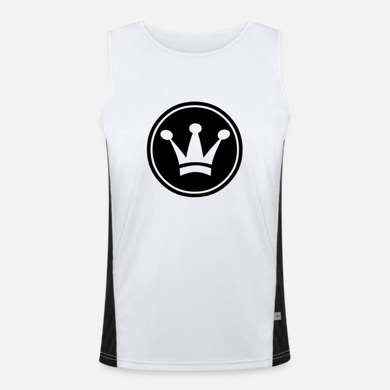 Crown Funktionelles Kontrast-Tank Top für Männer 