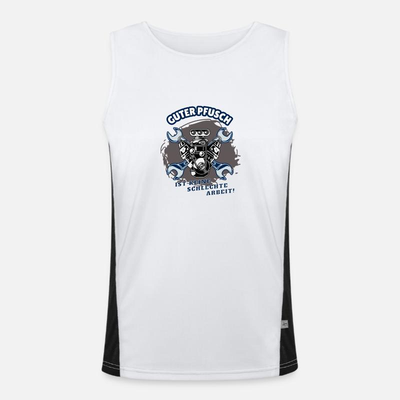 Good botch is not bad work Men's Functional Contrast Tank Top 