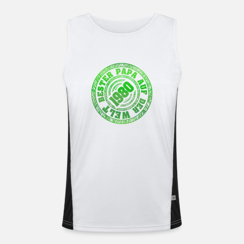 1980 Men's Functional Contrast Tank Top 