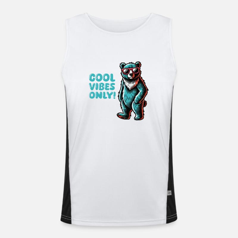 bear cool Men's Functional Contrast Tank Top 