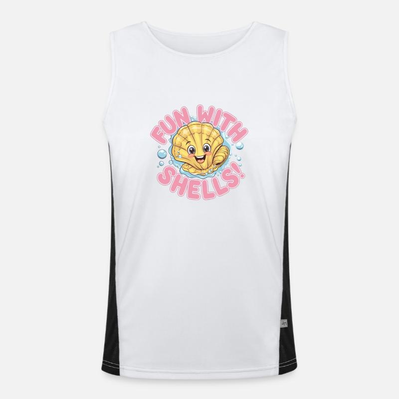 FUN WITH Men's Functional Contrast Tank Top 