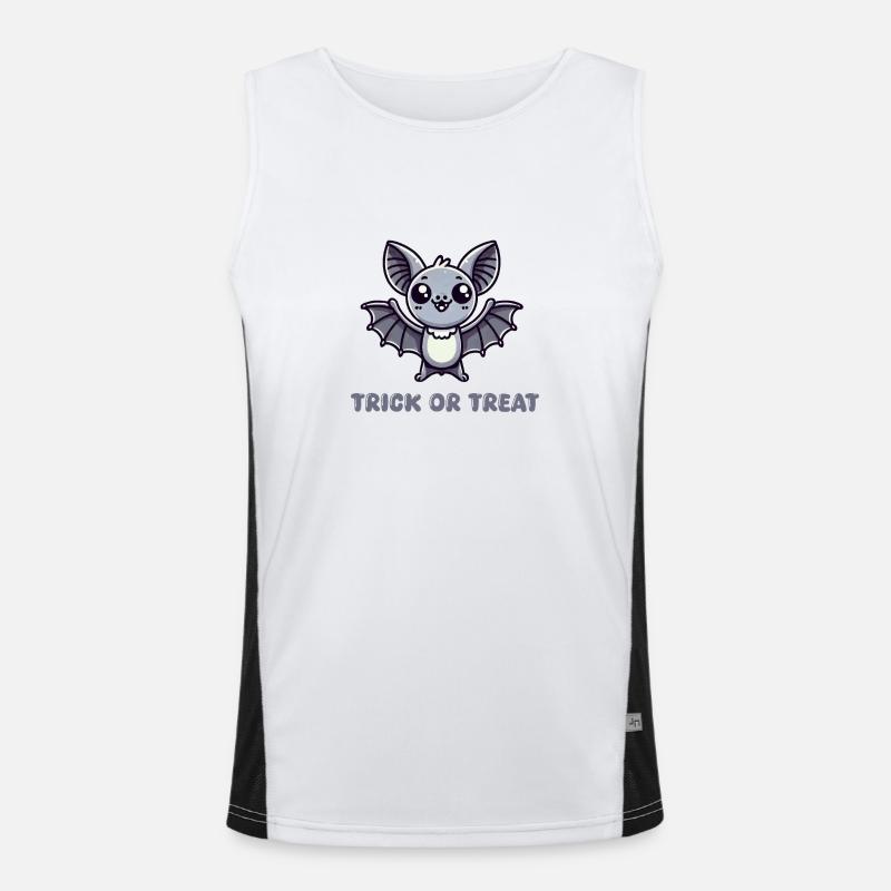 Fledermaus Comic Funktionelles Kontrast-Tank Top für Männer 