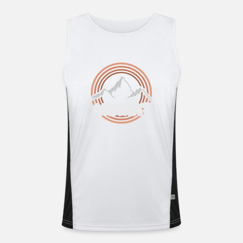 Ararat als Berg Funktionelles Kontrast-Tank Top für Männer 