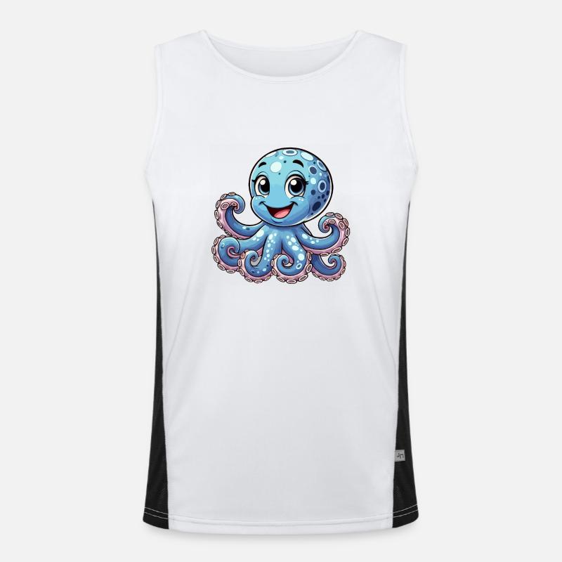 Octopus Men's Functional Contrast Tank Top 