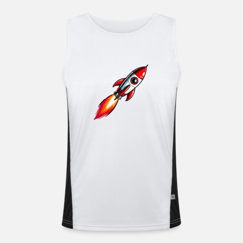 Rocket Men's Functional Contrast Tank Top 