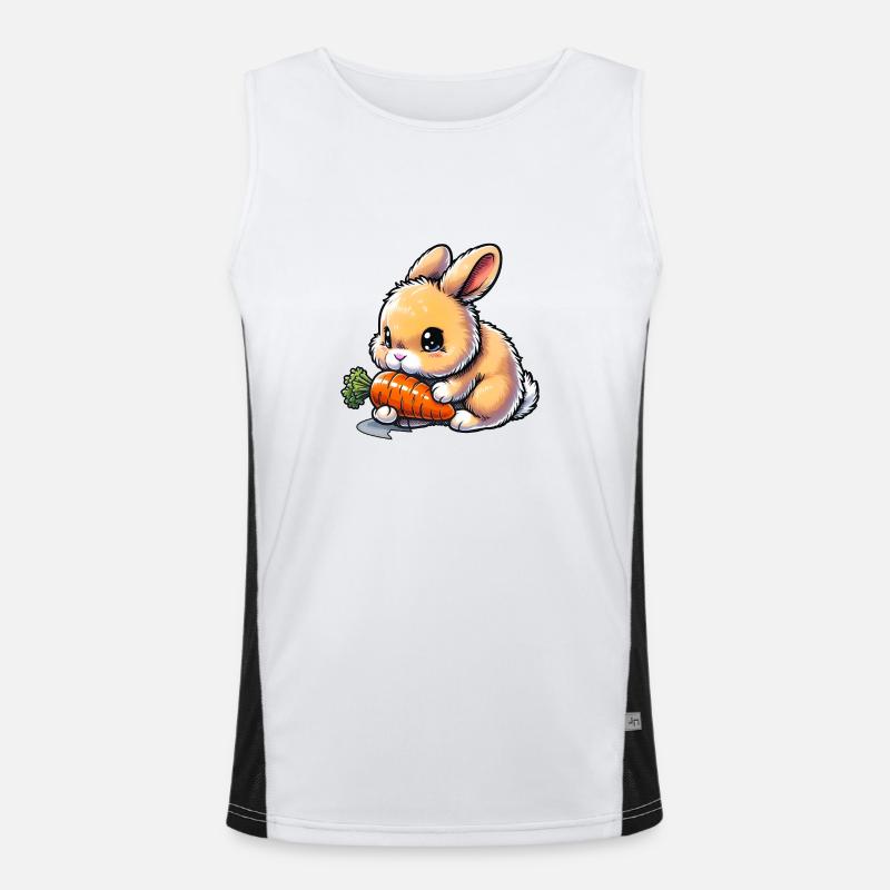 Rabbit Funktionelles Kontrast-Tank Top für Männer 