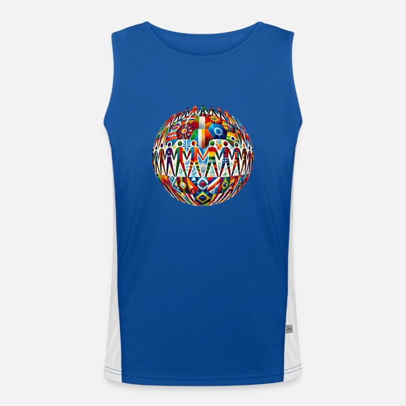 Unity in Diversity – Strong Together Men's Functional Contrast Tank Top 